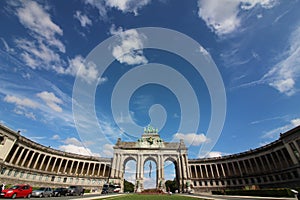 Cinquantenaire Park - Parc du Cinquantenaire - Park of the Fiftieth Anniversary - Triumphal Arch