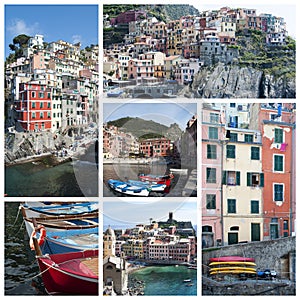 Cinque Terre collage