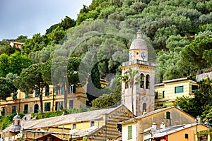 Cinque Terre National Park village in summer time ,fisherman village , touristic season