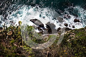 Cinque Terre, waves