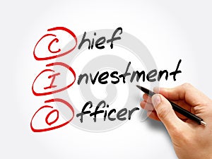 CIO - Chief Investment Officer, acronym