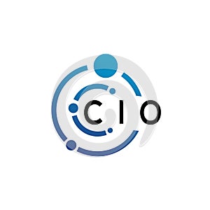 CIO letter logo design on white background. CIO creative initials letter logo concept. CIO letter design
