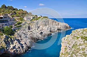 Ciolo bridge. Santa Maria di Leuca. Puglia. Italy.