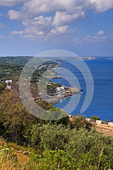 Ciolo bridge. Santa Maria di Leuca. Puglia. Italy.