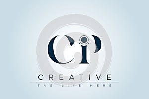 CIP abstract letter logo