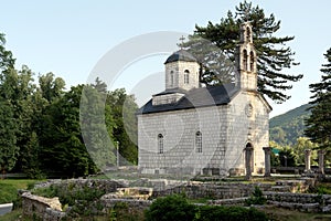 The Cipur church. Cetinje, Montenegro