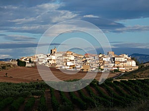 Cirauqui, beautiful village of the Community of Navarra, Spain