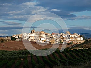 Cirauqui, beautiful village of the Community of Navarra, Spain photo