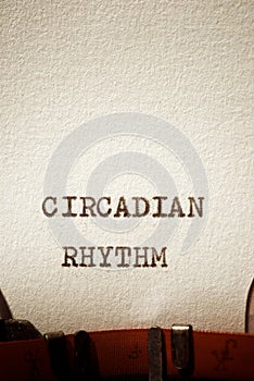 Circadian rhythm concept