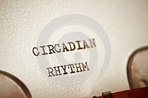 Circadian rhythm concept