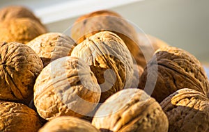Circassian walnuts in plate