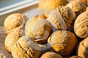 Circassian walnuts in plate