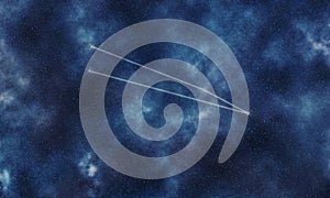 Circinus Star Constellation, Night Sky Compass