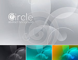 circle abstract eps 10 background series