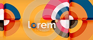 Circle abstract background