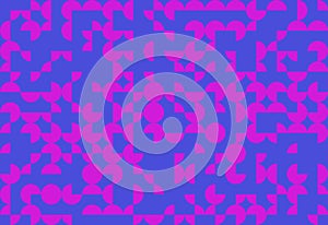 Circle bloc color texture backround art in geometric style