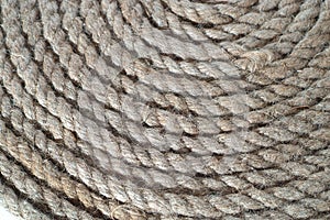 Circle bunch of ship rope.