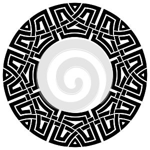 Circle celtic frame