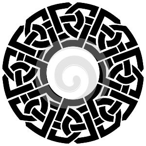 Circle celtic frame