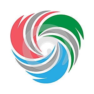 Circle and circular  logo icon design