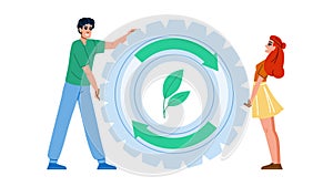 circle continuous improvement vector