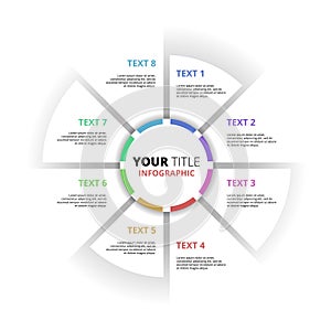 Circle Creative Diagram Business Plan Concept Infographic Element Template