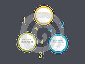 Circle Infographics - Three Elements