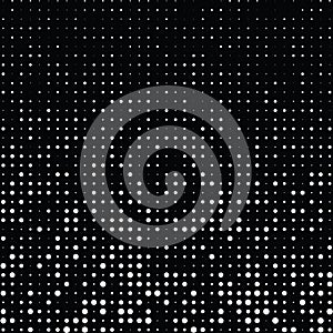 Circle Dots pattern design background in Black and white