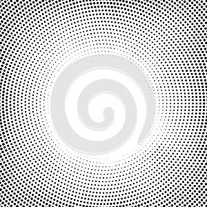 Circle elements circle halftone background
