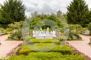 The Circle garden at the Chicago Botanic Garden, Glencoe, USA photo