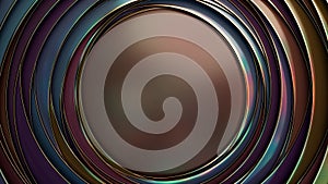 circle geometric luxury gold background, 4k resolution, spin object.