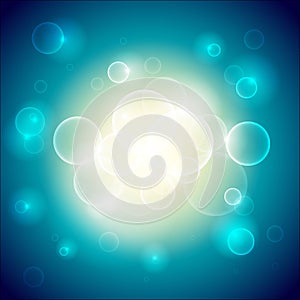 Circle Glow Background