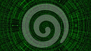 Circle with grid, abstract business science or computer technology background, 3d render backdrop, computer generated