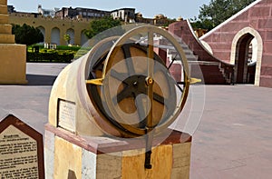 Circle gyration instrument (krantivritta yantra) at astronomical observatory Jaipur Rajasthan India photo