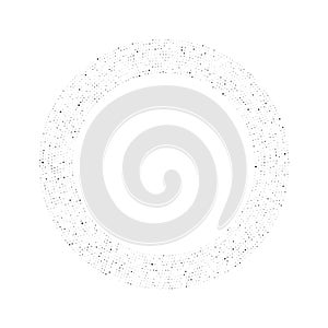 Circle halftone dotted background