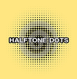 Halftone dots.