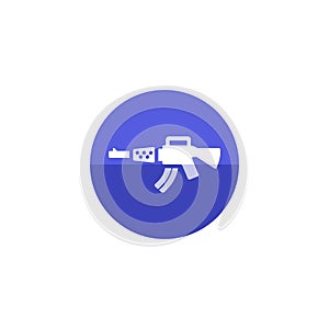 Circle icon - Assault riffle