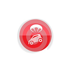 Circle icon - Car parachute