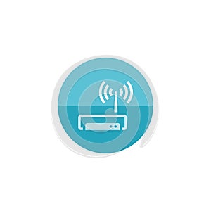 Circle icon - Router internet