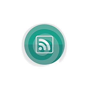 Circle icon - RSS Feed cup