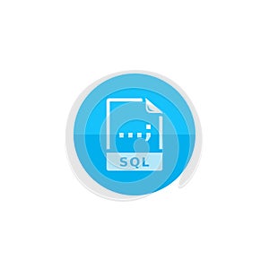 Circle icon - SQL File format