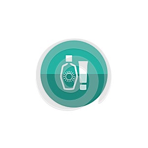 Circle icon - Tanning lotions