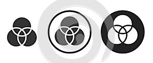 Circle icon. web icon set