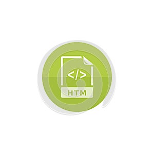 Circle icon - Web page file format