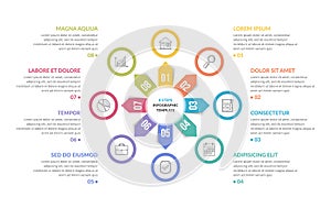 Circle Infographics - Eight Elements
