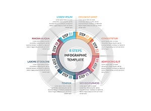 Circle Infographics - Eight Elements