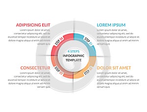 Circle Infographics - Four Elements