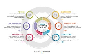 Circle Infographics - Six Elements