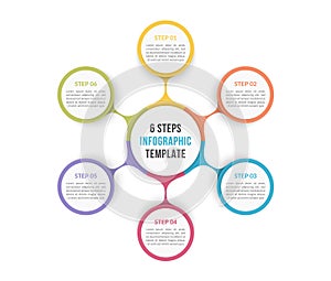 Circle Infographics - Six Elements