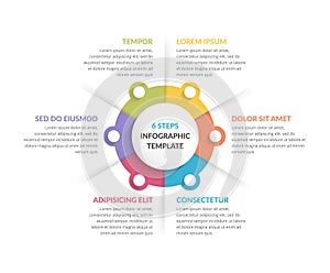 Circle Infographics - Six Elements